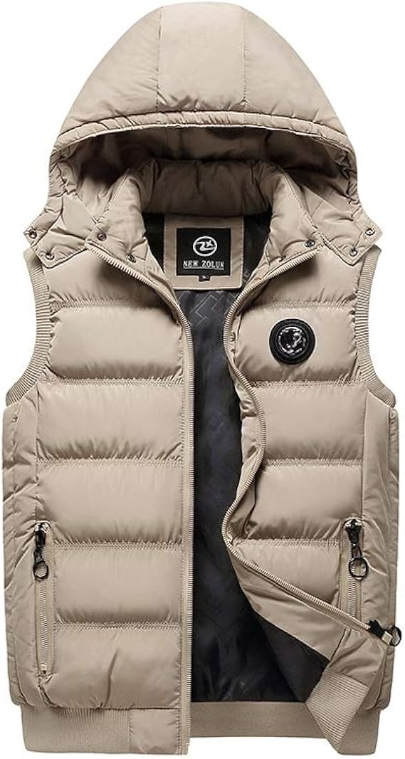 Amazon Msy Yien メンズ ダウン ベストパーカー 帽子付き カジュアル 秋 冬 春 アウトウェア ベスト 防寒 ベスト 通販