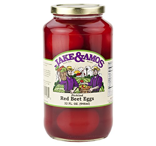 Jake & Amos Pickled Red Beet Eggs 32 Oz. (2 Jars)