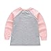 PanDaDa Kid Girls Cute Cat Print Long Sleeve Crew Neck T-shirt Blouses