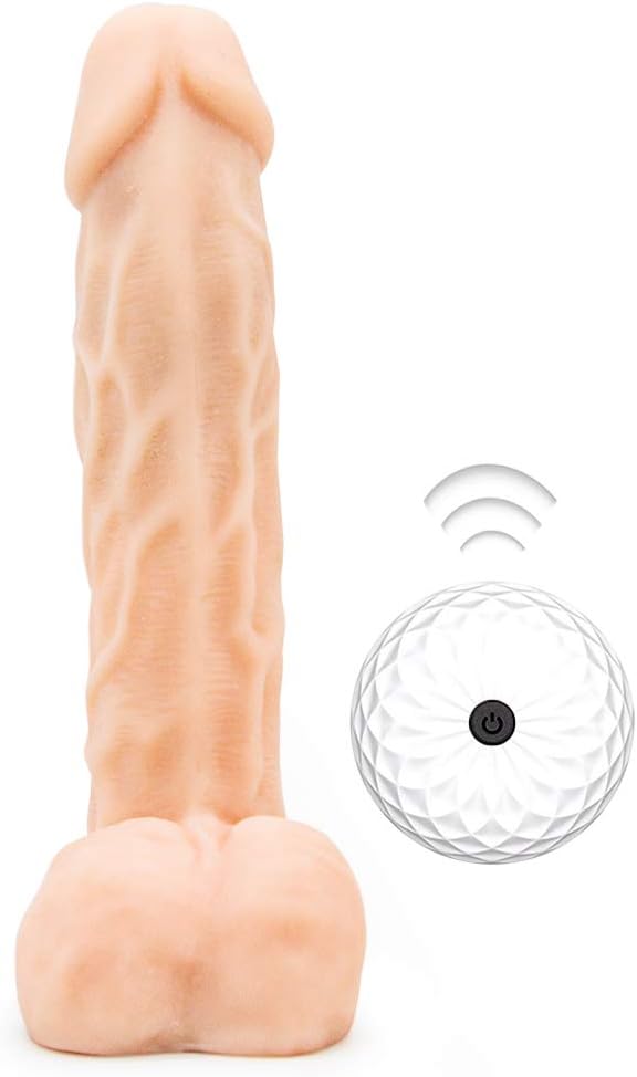 Automatic Women Vibrate Heating Thrusting Viberate Adult Toys for Women Pleasure 6 Inch Medical Silicone Wand with 12 Powerful Vibrations for Adult Women Pleasure Sport