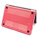 LENTION Hard Case for MacBook Pro (13-inch, Late 2008 to Mid 2012) - Model A1278, with Keyboard Cover and Port Plugs, Matte Finish Case with Rubber Feet (Frost Pink)