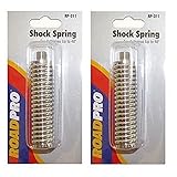 LOT OF 2 ARIES A-311 Medium Duty Chrome Plated CB Radio Antenna Shock Spring