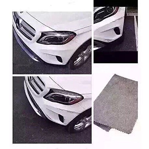Tomeco 2018 Brand New Magic Car Scratch Repair Cloth Useful Polish for Light Paint Scratches Remove Fashion Design 1212cm - (Color: Dark Gray) - Thumbnail 2