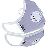 Vogmask Bijou Blue C2V Organic Cotton / N99 / Carbon Filter / Dual Exhale Valve / LARGE (over 120 lbs)