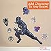 WALL PALZ Black Panther 22' Vinyl Wall Decal - Augmented Reality Interaction - Marvel Decor for Kids' Room