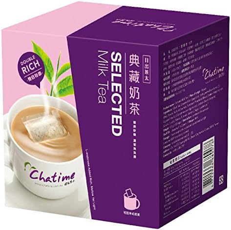 Taiwan Chatime Selected Milk Tea 日出茶太經典奶茶 (Selected Milk Tea 經典奶茶, 2 Boxes (20 Tea bags))