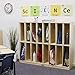 ECR4Kids Birch 16-Section Slim-Fit School Coat Locker with Hooks and Storage for Kids