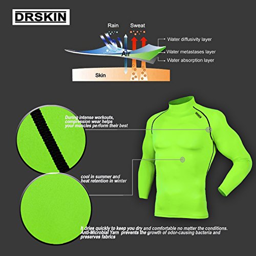 image for DRSKIN UV Sun Protection Long Sleeve Top Shirts Skins Tee Rash Guard C