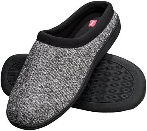 mens memory foam slippers