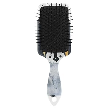 Amazon Com Penguins Family Hair Brush For Wet Dry Hair Grip