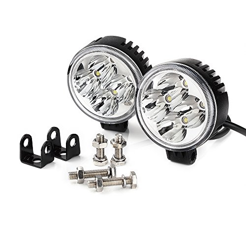 Xprite wl-12rs-2pc 3-inch 12watt round high power led s…