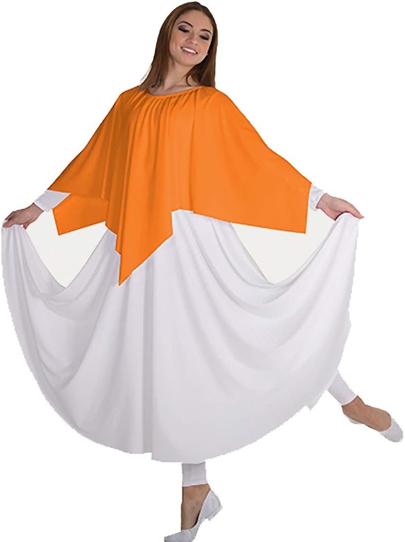 Body Wrappers Womens Handkerchief Hem Skirt/Shoulder Drape (0600): Clothing