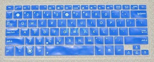 Folox Keyboard Protector Cover Skin for ASUS UX31 UX32 UX42 UX301 UX303 UX303L UX305 UX306 (Blue)