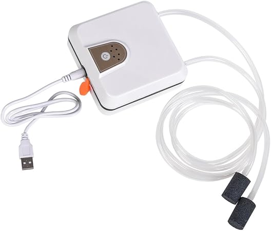 Ossigenatore Per Acquario 3W - Pompa Ad Aria Silenziosa Per Pesci E Tartarughe Fino A 450L - Foto 8