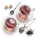 U.S. Kitchen Supply - 2-Pack Premium Quick Snap - Tea & Spice Balls - 2