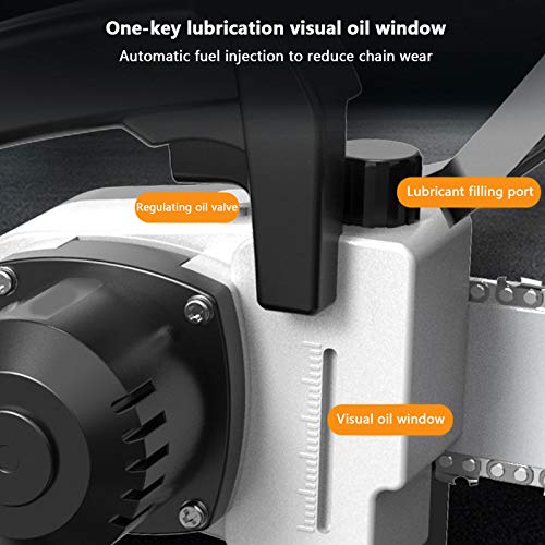 QILIN Kleine Akku SäGe, 10-Zoll Akku KettensäGe, Tragbare Einhändige Elektrische Säge Mit Werkzeugkasten, Zum… – Bild 8