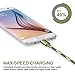 Vanzon xi-177-cable Long Nylon Braided High Speed USB to Micro USB Charging Cables Samsung Fast Charger Android Cord for Samsung Galaxy S7 Edge/S6/S4, Note 5/4, Nexus Camouflage - 3 Piece - Green
