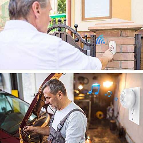 4 Wireless+Doorbell+Waterproof+Expansion+Classroom