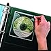 C-Line Self-Adhesive CD Holder, 1 Disc Capacity, Clear, 10/Pack