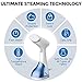 PurSteam Deluxe Steamer for Clothes - Powerful 1300W Portable Handheld Garment Steamer, Removes Wrinkles with Ease - Fast Heat Up and Auto Shut-Off - Grey