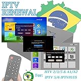 Brazil iptv renewal 16-Digit yearly RENEW CODE for HTV 2 3 5 / A2 / A1 / IPTV 5 6 / IPTV5+Plus Portuguese TV BOX Subscription Service Valid for 13 months
