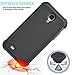 Tekcoo for Galaxy S4 Case, [Tmajor Series] [Black/Black] Shock Absorbing Hybrid Rubber Plastic Impact Defender Rugged Slim Hard Case Cover Shell for Samsung Galaxy S4 S IV I9500 GS4 All Carriers