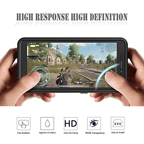 (3 Pack) Orzero Compatible for Cricket Icon Smartphone Tempered Glass Screen Protector, 9 Hardness HD Anti-Scratch Bubble-Free (Lifetime Replacement)