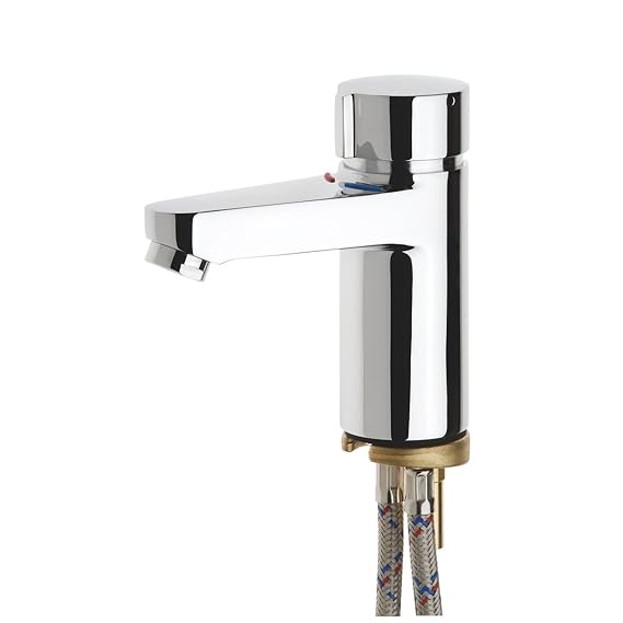 Franke AquamixC SelfClosing Bathroom Basin Mixer Tap Amazon.co.uk