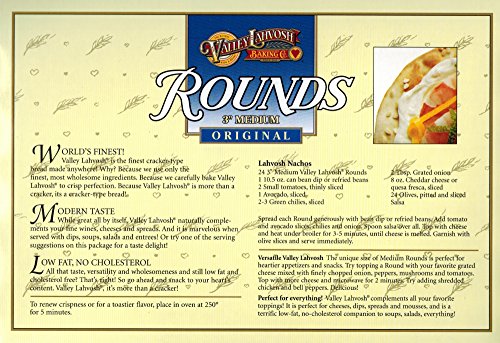 Valley Lahvosh Rounds, 3 inch, 4.5oz - Thumbnail 2