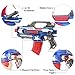 Blaster Gun for N-Strike,Newisland Foam Dart Gun with 10pcs Elite Bullets and Double Clips for Outdoor Series Elite War