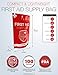 Small Basic First Aid Kit Supplies (100-Piece) : The Most Lightweight and Portable Emergency First Aid Kit