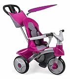 Feber - Baby Trike Easy Evolution, triciclo, color rosa (Famosa 800009561)