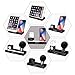 iPhone X Wireless Charger Stand, 6 in 1 Aluminum iPhone 8/8 Plus Charging Dock for Apple Watch/AirPods/iPad/Apple Pencil, Detachable Wireless Charger For Samsung Galaxy S9/S8/S7/S6 Edge (Black)