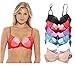 B40023-36DD Just Intimates Women's Bras (Pack of 6), Assorted Colors