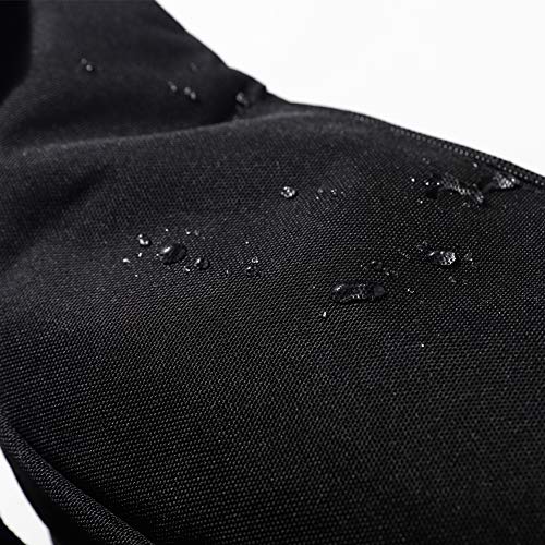 DAITET Fanny Pack for Men, Women, Kids,Outdoors, Workout Waist Bag Adjustable Belt, Waterproof Travel Bag, Running Bag fit for iPhone Samsung (Black) - Thumbnail 6