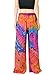 Orient Trail Women's Bohemian Yoga Tie-dye Wide Leg Palazzo Pants M/L Nebula Pink