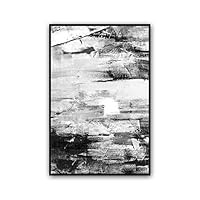 Framed Canvas Wall Art Abstract Color Block Canvas Prints Home Artwork Decoration for Living Room,Bedroom - 16x24 inches