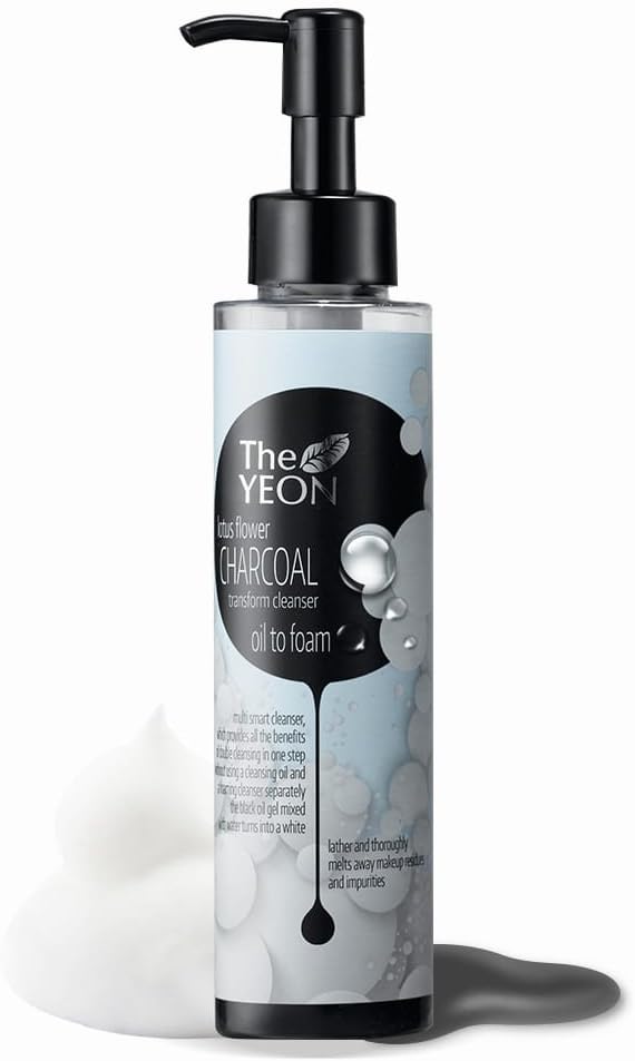 The YEON Lotus Flower Charcoal Transform Cleanser (150 ml/Net wt. 5.07 oz) - Facial Cleanser