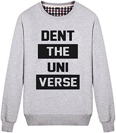 Buffaloo Fashion Dent The Universe Sweatshirt (S,Gray)