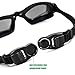 Asehuoz Swimming Goggles Anti Fog Shatterproof UV Protection,No Leaking with Silicone Nose Clip Ear Plugs and Protection Case Swimming Goggles Suit for Men Women Kids-Best Swim Goggles (black-1)