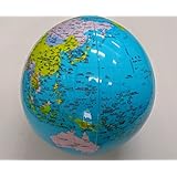 空気でふくらむ風船地球儀　グローブボール（行政）