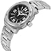 Wenger Silver Dial Black Leather Strap Ladies Watch 011121109