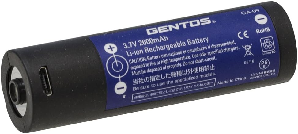 Amazon Gentos ジェントス 懐中電灯 専用充電池 Ga 09 Gentos ジェントス ハンディライト