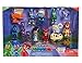 PJ Masks Deluxe 14 Piece Figure Set, 3-Inch Tall Articulated Figures and Accessories
