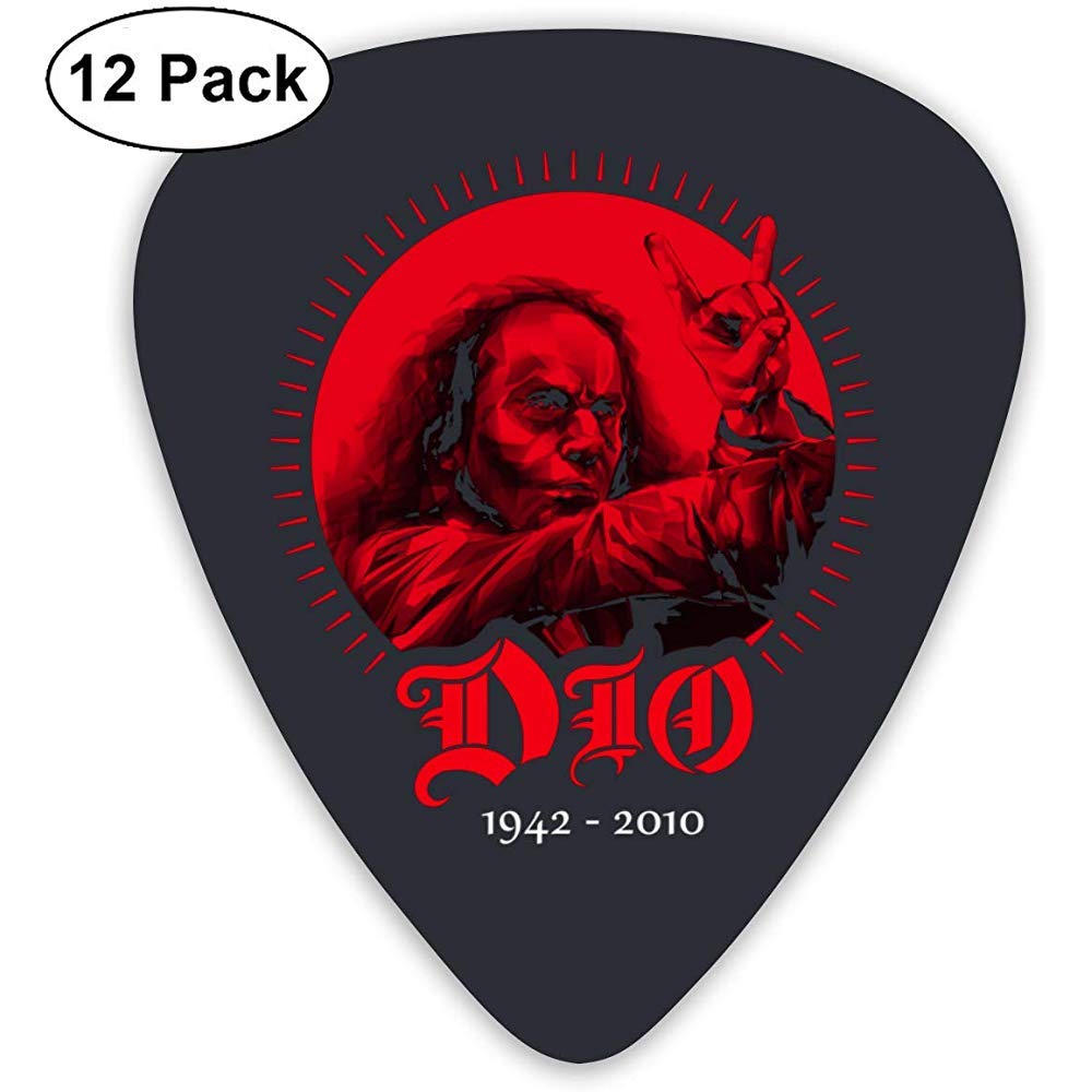 Paquete De 12 Guitarra Acustica Puas De Guitarra Electrica Ronnie James Dio Mandolina Y Bajo De Guitarra Para Guitarra Instrumentos Musicales Puas Y Portapuas Unisons Com Pk