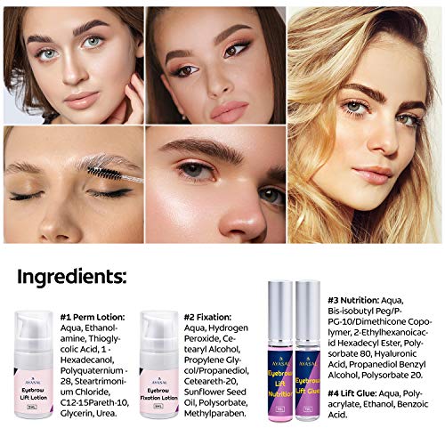 AYASAL Ultimate Eyebrow Lamination Kit, Eyebrow Lift Kit DIY Brow