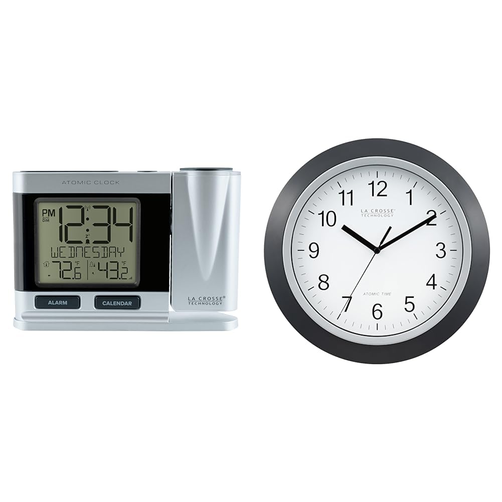 La Crosse Atomic Projection Alarm Clock with