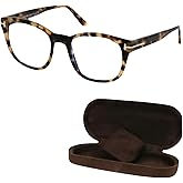 Tom Ford FT5542-B Geometric Shape Eyeglass Frame With Luxury Eyewear Kit