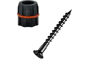 Myard 3/4" Baluster Connectors 100pcs for 50 Round Balusters w/Stainless Steel Screws, O' Silicone Seal Design for Better Sturdy No Drilling Installation for Deck Handrail Staircase Rail Balustrade