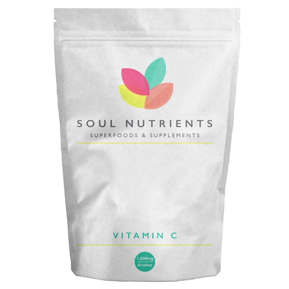 Vitamin C Tablets 1000mg | 60 Tablets | Sugar Free | Immune Support | Vegan Friendly- Sugar Free
